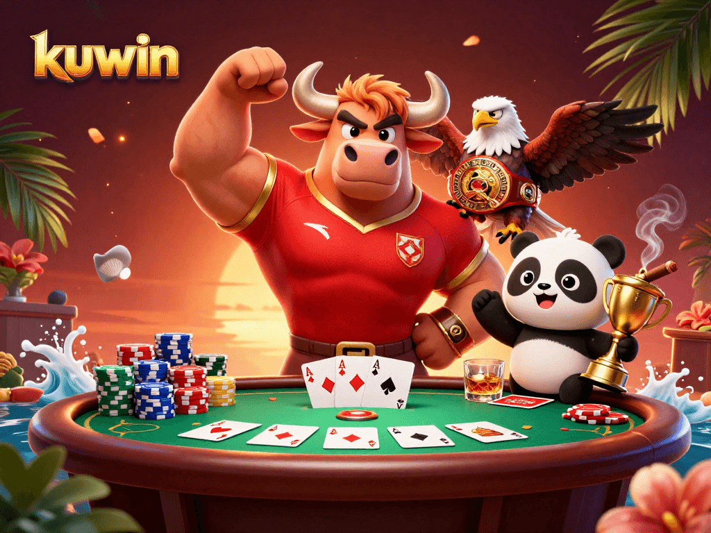kuwin offers a thrilling casino experience featuring poker action, vibrant characters, and expert strategies.