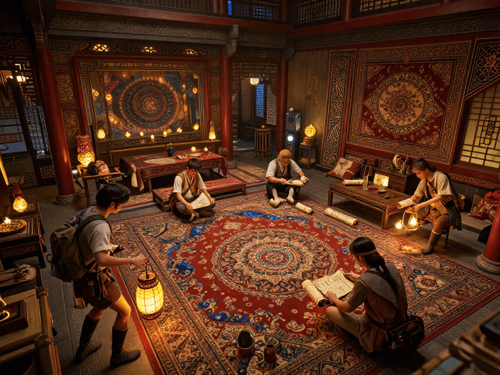 Players exploring The Orient in ROKOK88, enjoying an immersive adventure.