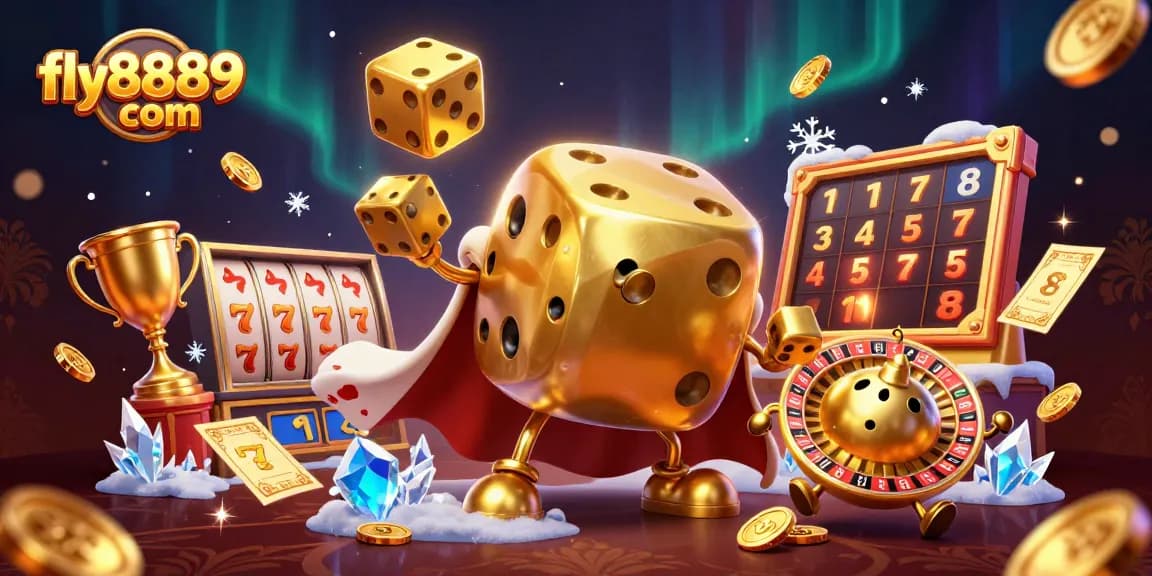 Experience exciting gameplay at fly8889 com with dynamic golden dice and immersive slot elements