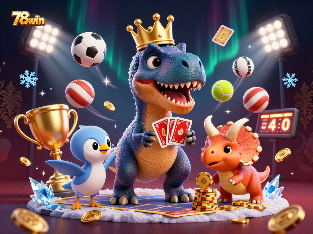 Experience thrilling gameplay at 78win with this lively casino scene featuring engaging characters and dynamic elements.