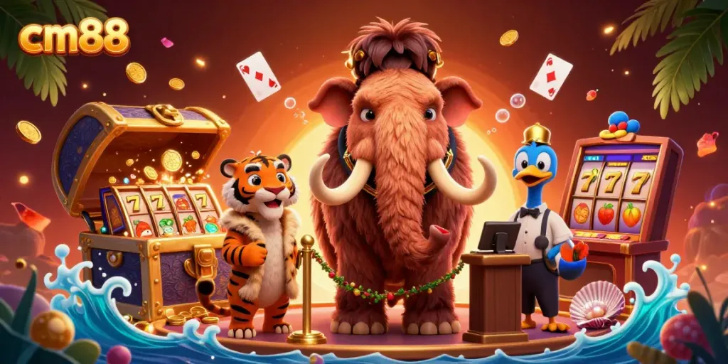 Experience top-notch entertainment with cm88 casino featuring vibrant characters, thrilling slots, and dynamic gaming elements.