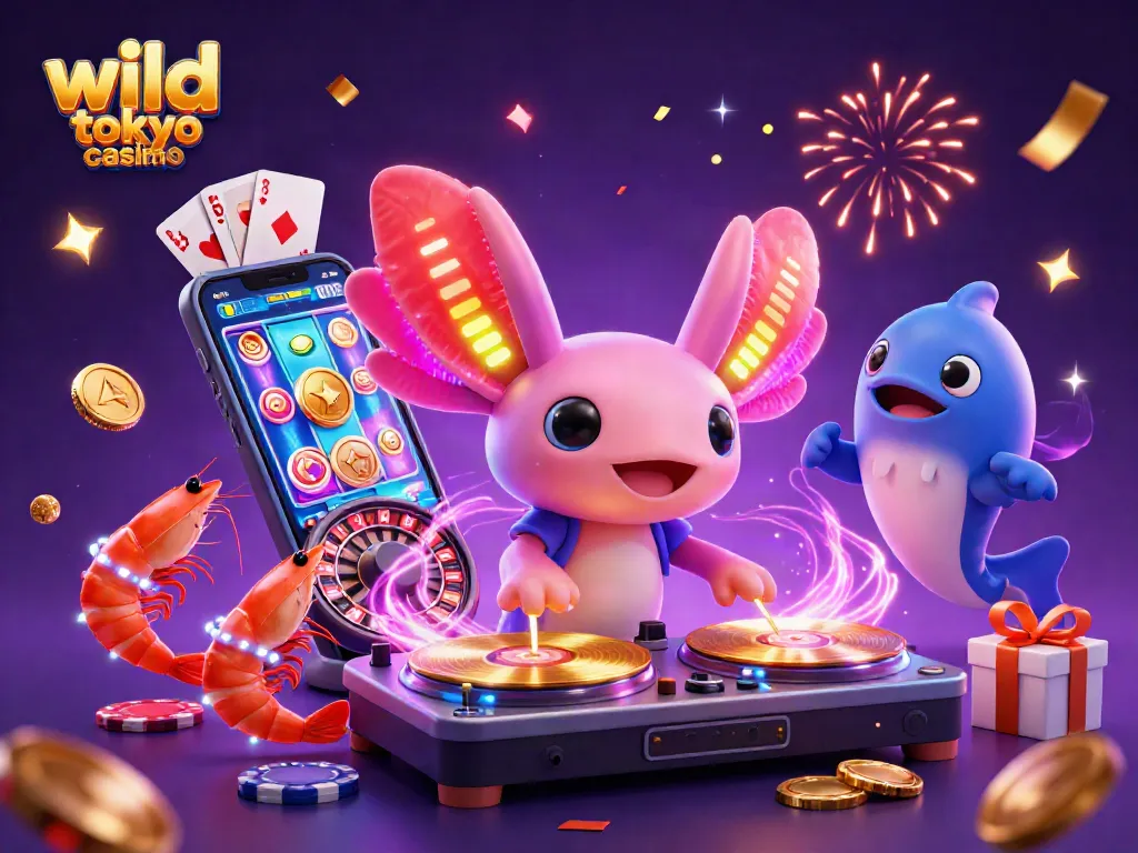 Experience vibrant gaming excitement at wild tokyo casino with unique characters and dynamic gameplay elements.