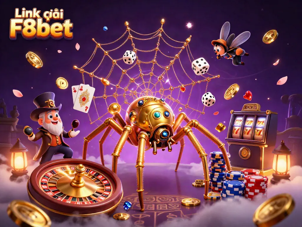 Experience thrilling gameplay at Link vào F8bet with vibrant casino elements and engaging characters.