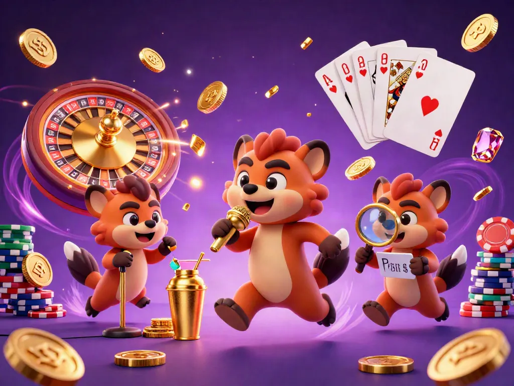 Hyenas perform at the V8 WIN casino, showcasing comedy, drinks, and excitement.