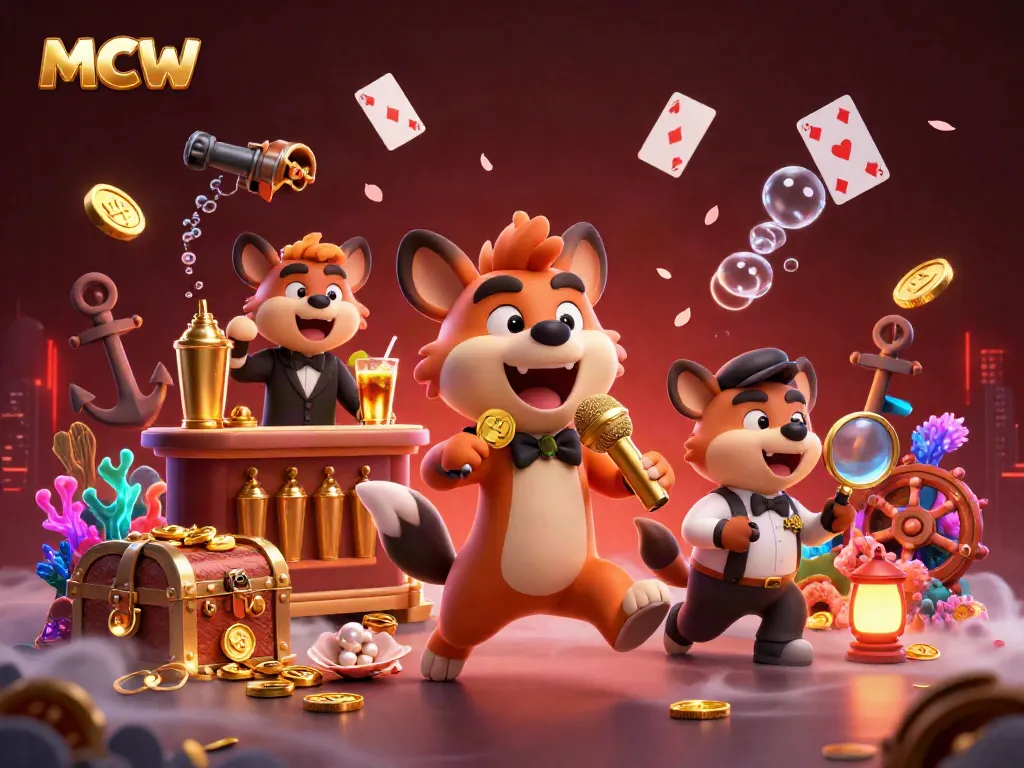 Experience MCW's lively casino scene featuring hyenas in dynamic comedic roles amid an explosion of gaming elements.